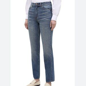 Ganni Straight Leg Washed Jeans